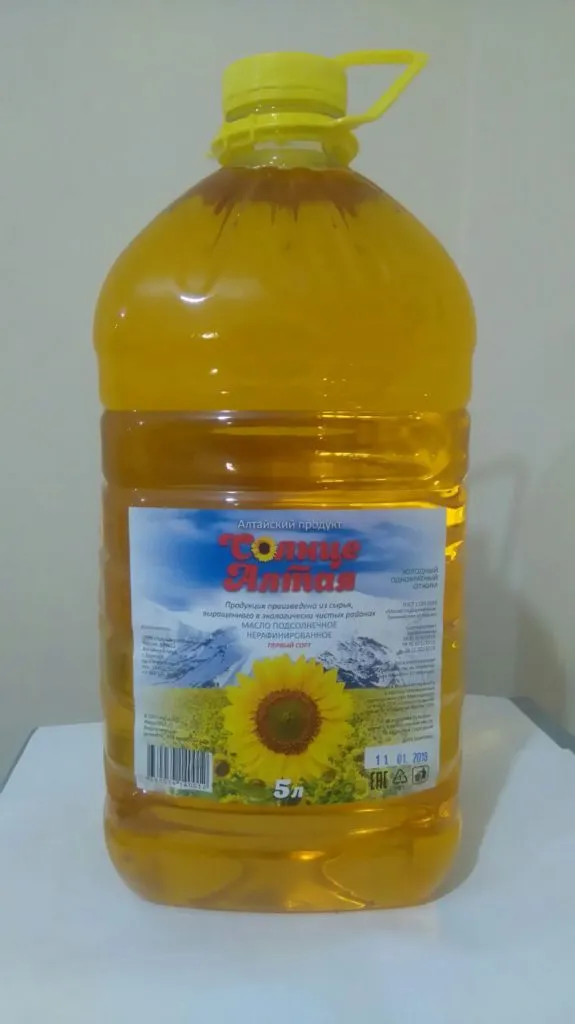 масло подсолнечное не рафинированное в Барнауле
